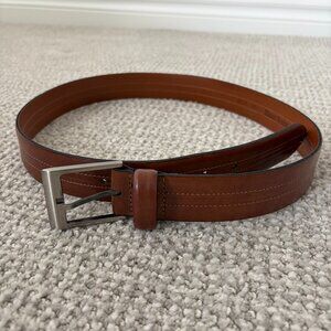 Harry Rosen Men's Brown Leather Belt - Size 34